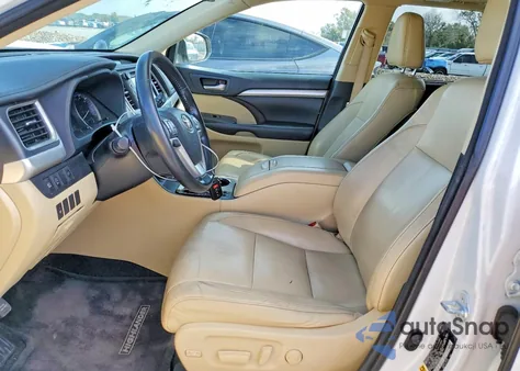 2017 Toyota Highlander Se из США, поврежденный, VIN 5TDKZRFH4HS215972